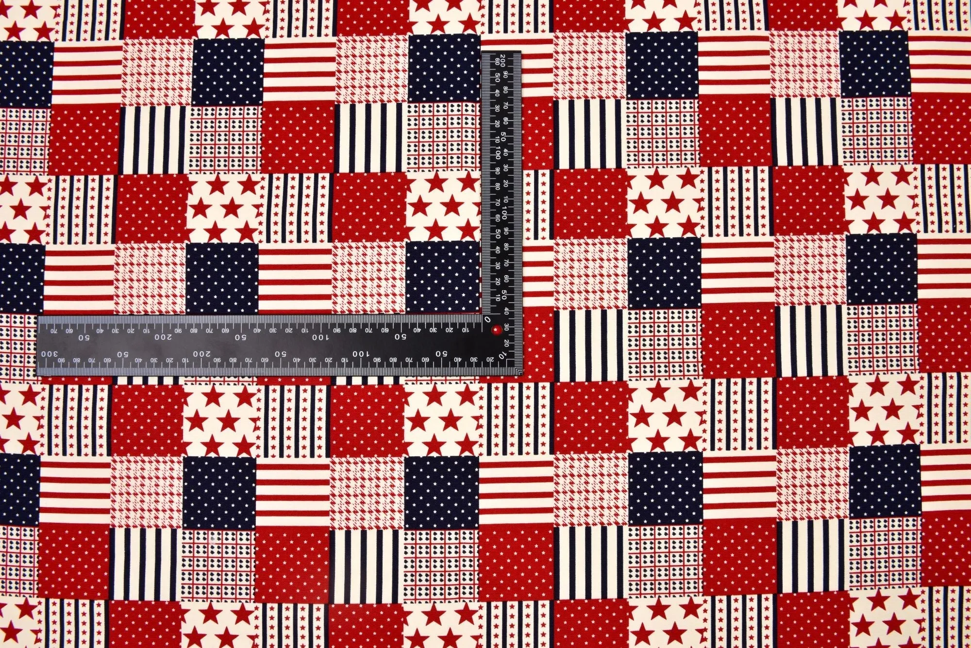 100% Cotton Half Panama Printed Fabric / Canvas printed Fabric / American Flag Digital Print  Fabric