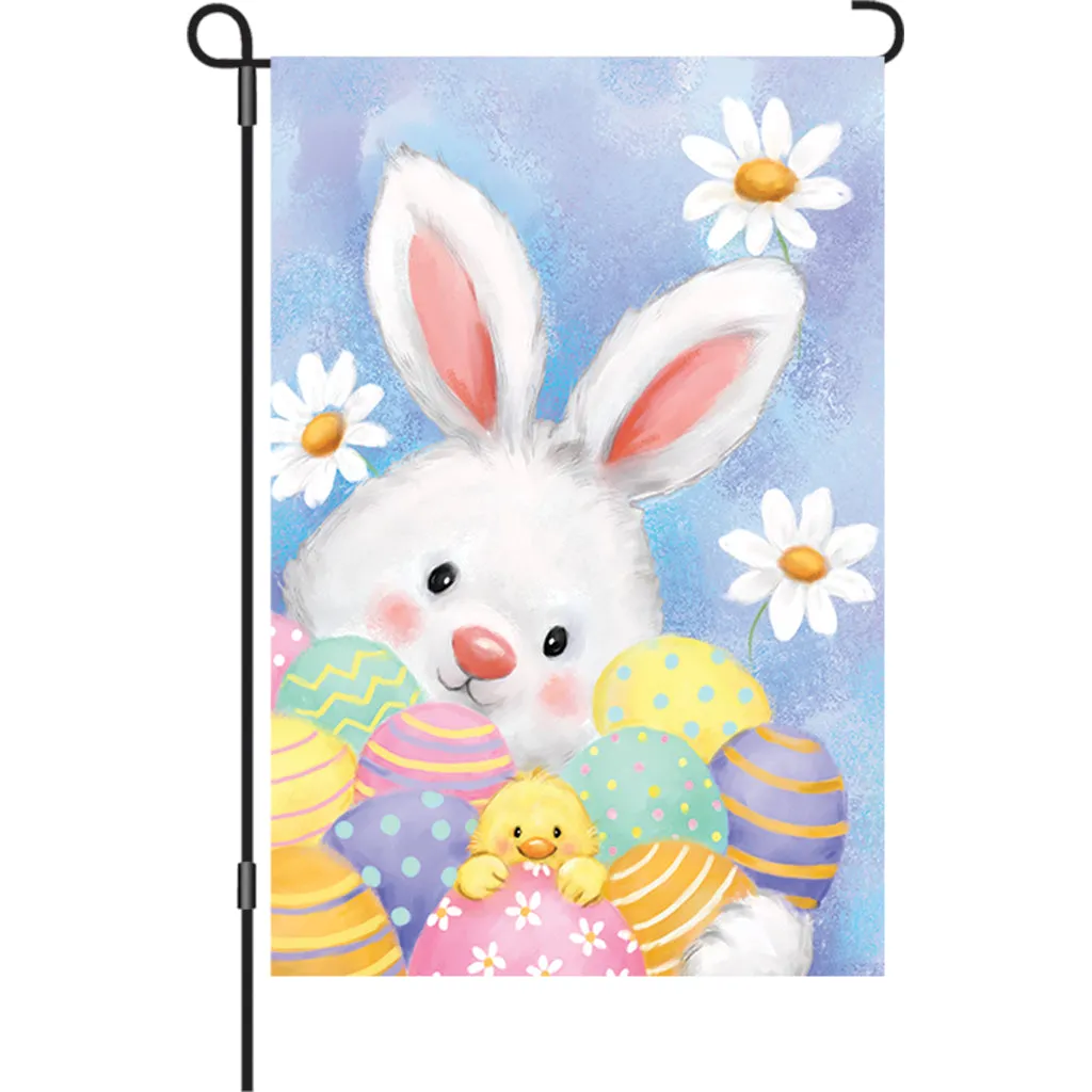 12 in. Flag - Easter Friends