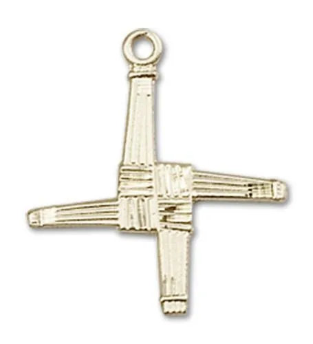 14kt Gold St. Brigid Cross Medal