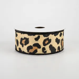 1.5" Bold Satin Cheetah Print Ribbon (10 Yards)