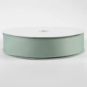 1.5" Diagonal Weave Fabric Ribbon: Sage Green (50 Yards)