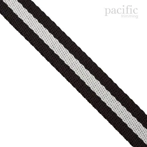 20mm Striped Polyester Webbing : 360009WB (2 Colors Available)