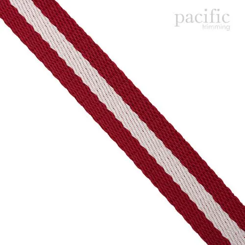 20mm Striped Polyester Webbing : 360009WB (2 Colors Available)