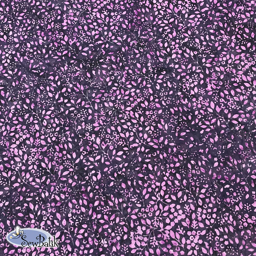 57" Batik Canvas (5oz) - Valhalla - Aubergine  [ 18" CUT ONLY ]