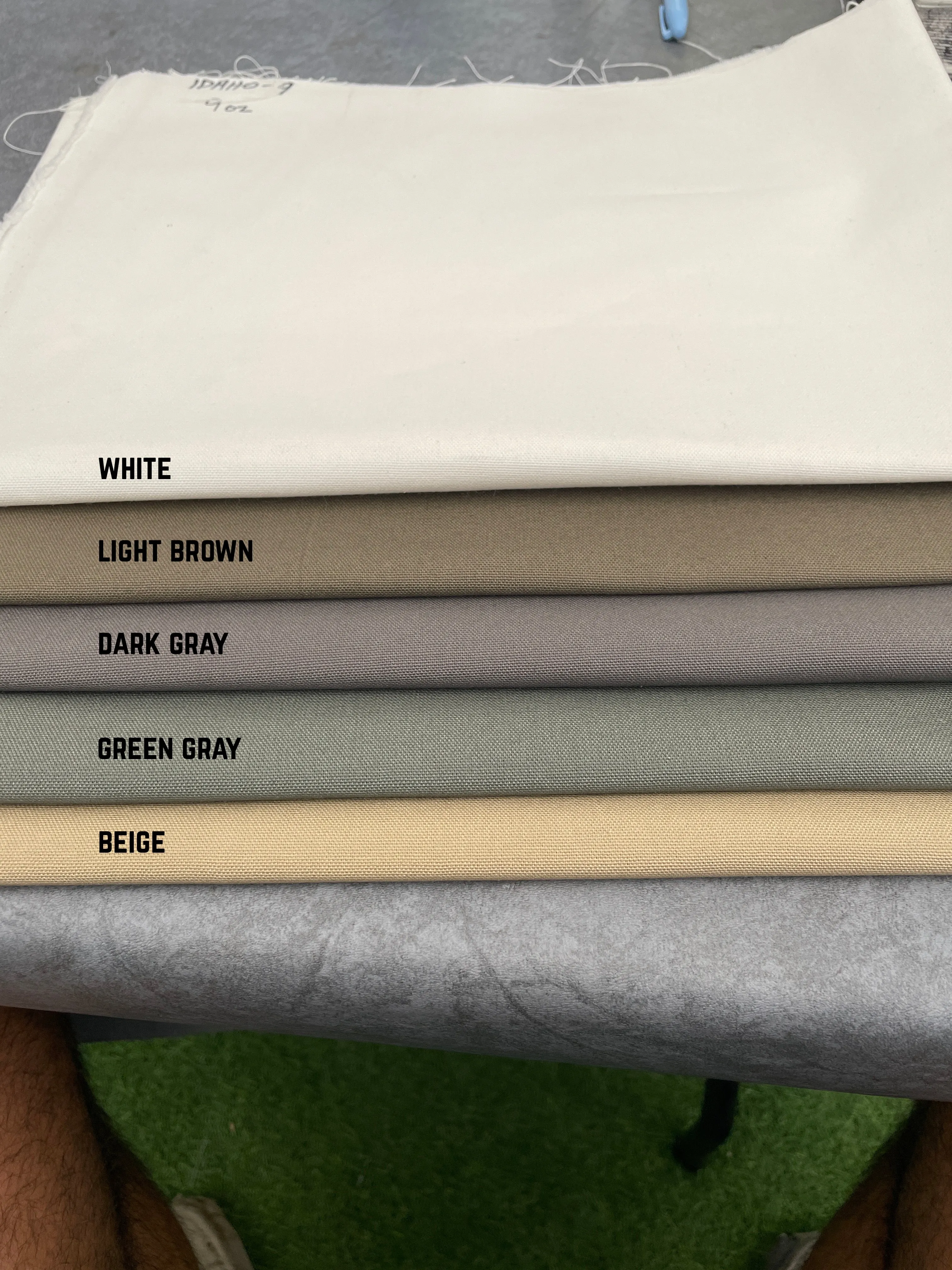 68" 100% Cotton Canvas 12 OZ Multiple Colors Apparel & Upholstery Woven Fabric By the Yard