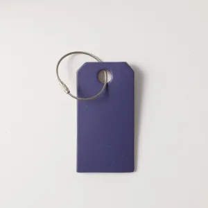 Amethyst Leather Tag