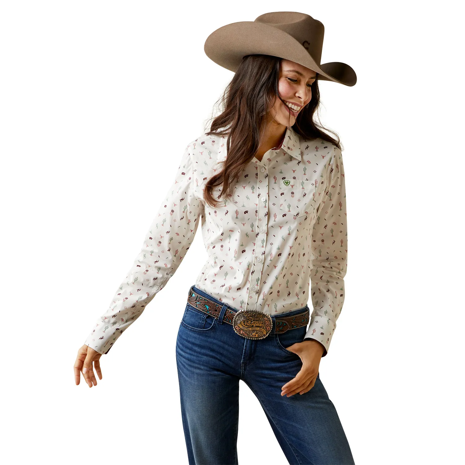 Ariat Womens Kirby L/S Shirt Santa Fe