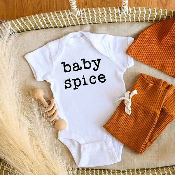 Baby Spice Typewriter Baby Onesie