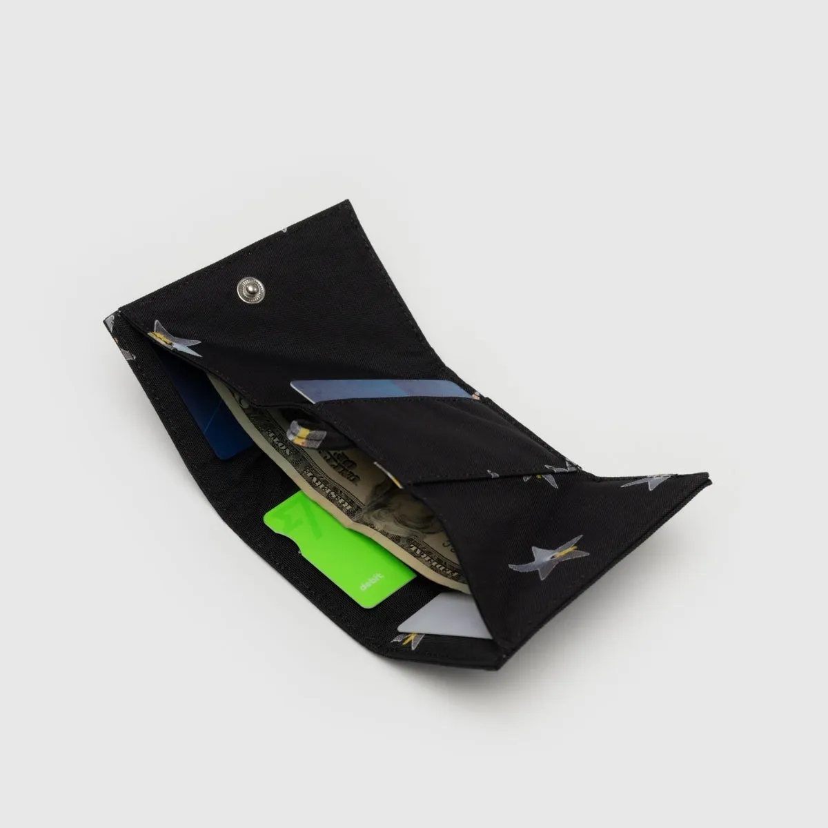 Baggu Snap Wallet in Stars