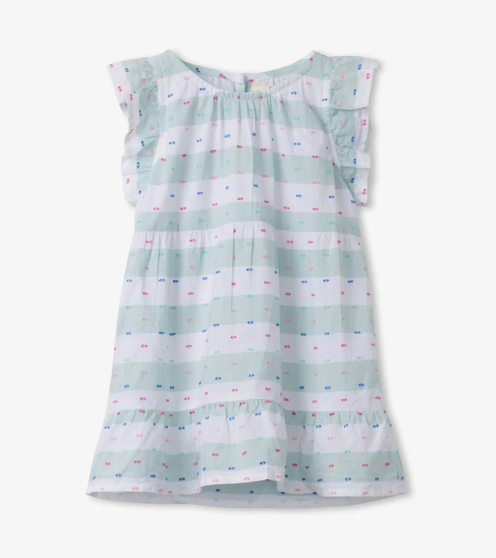 Beach swiss dots baby ruffle sleeve dress | Hatley