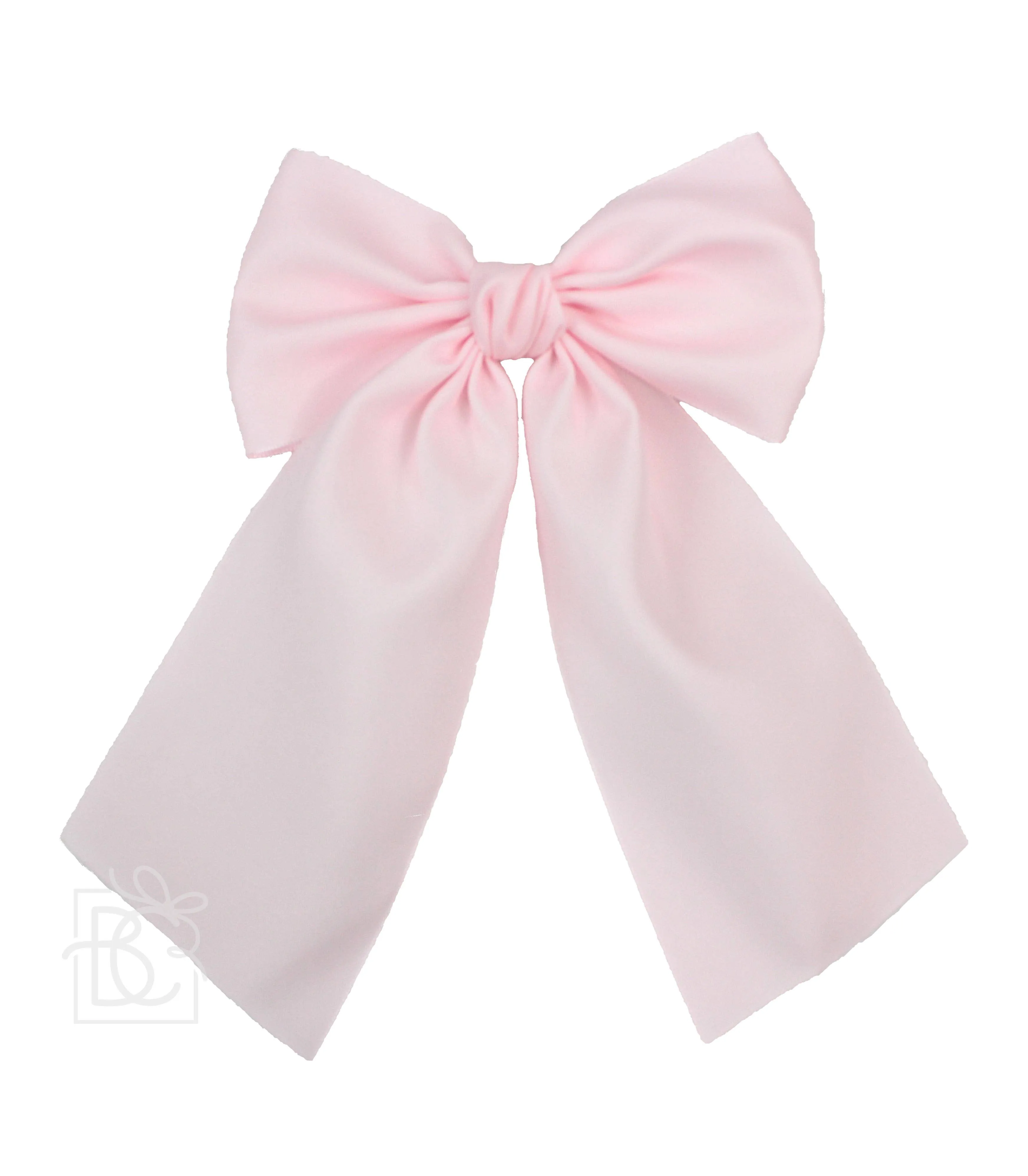 Beyond Creations, LLC - OPAQUE SATIN BOW W/ EURO KNOT & TAILS