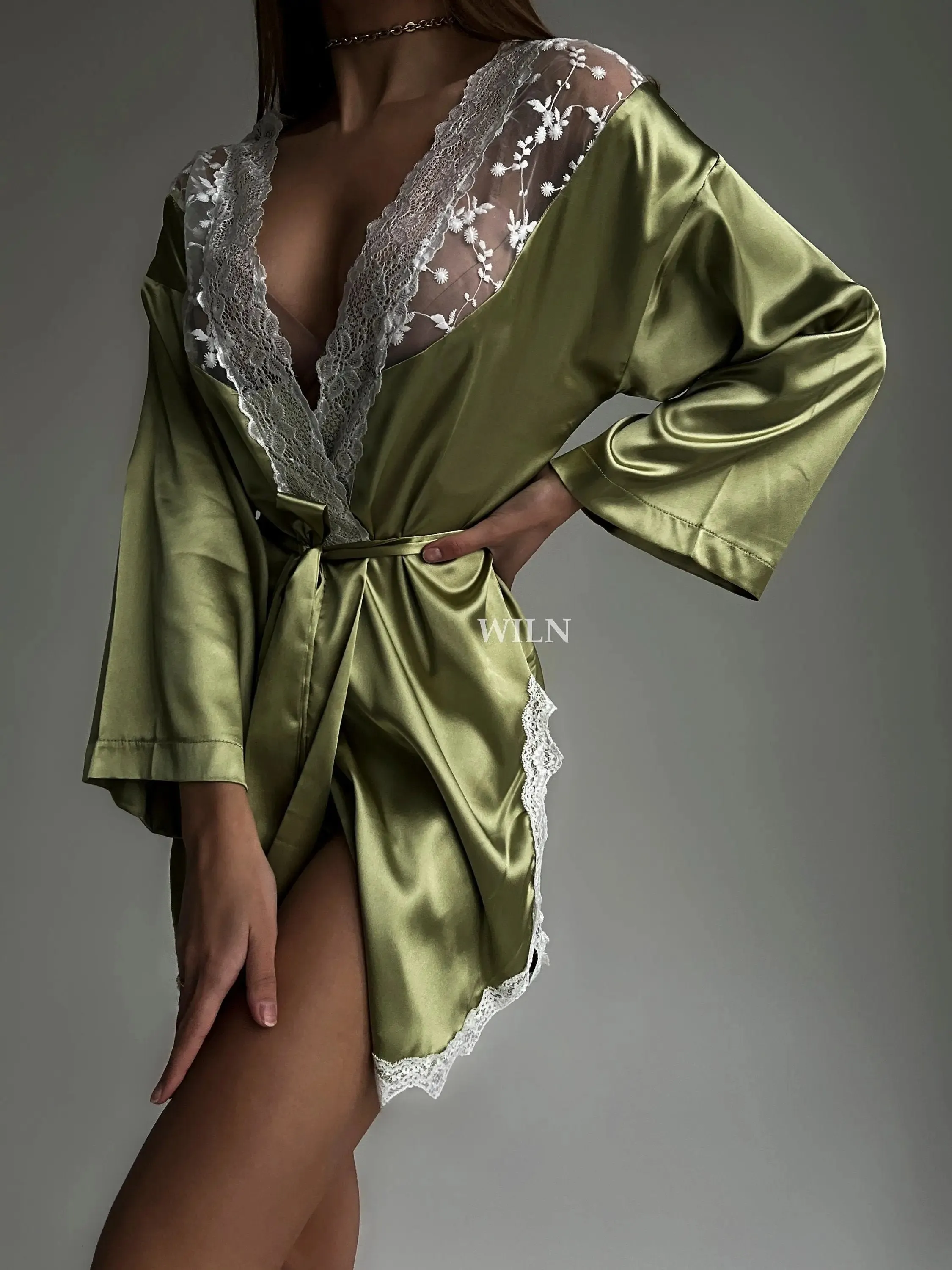 BLISS Satin Robe