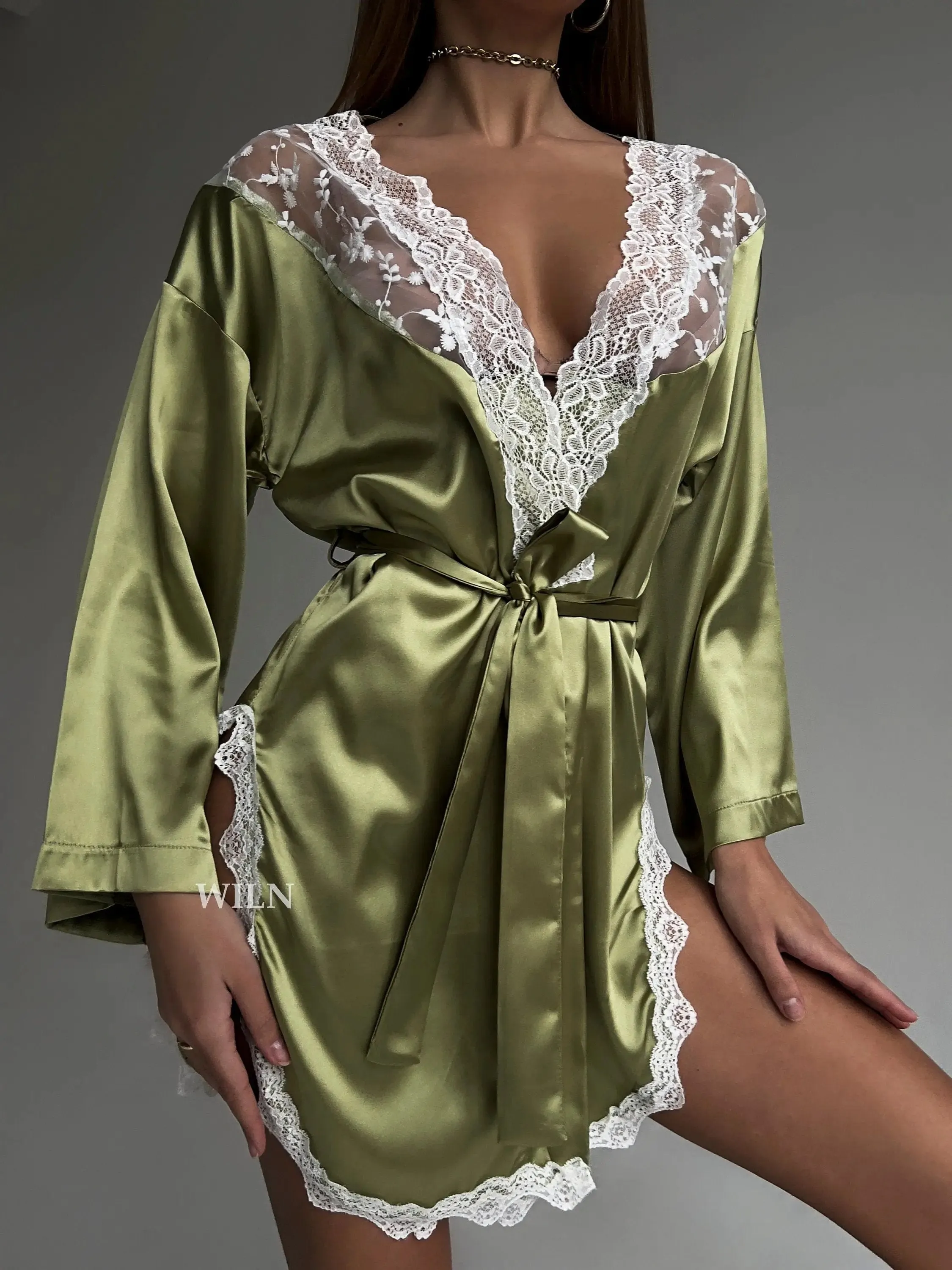 BLISS Satin Robe