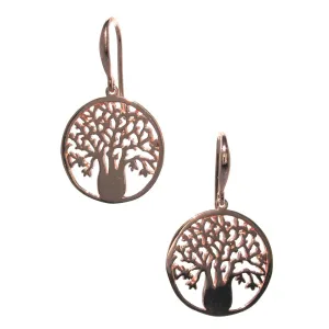 Boab Circle of Life Rose Gold Earrings