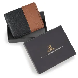 CIMONI Genuine Leather Wallet for Men I Ultra Strong Stitching I 6 Credit Card Slots