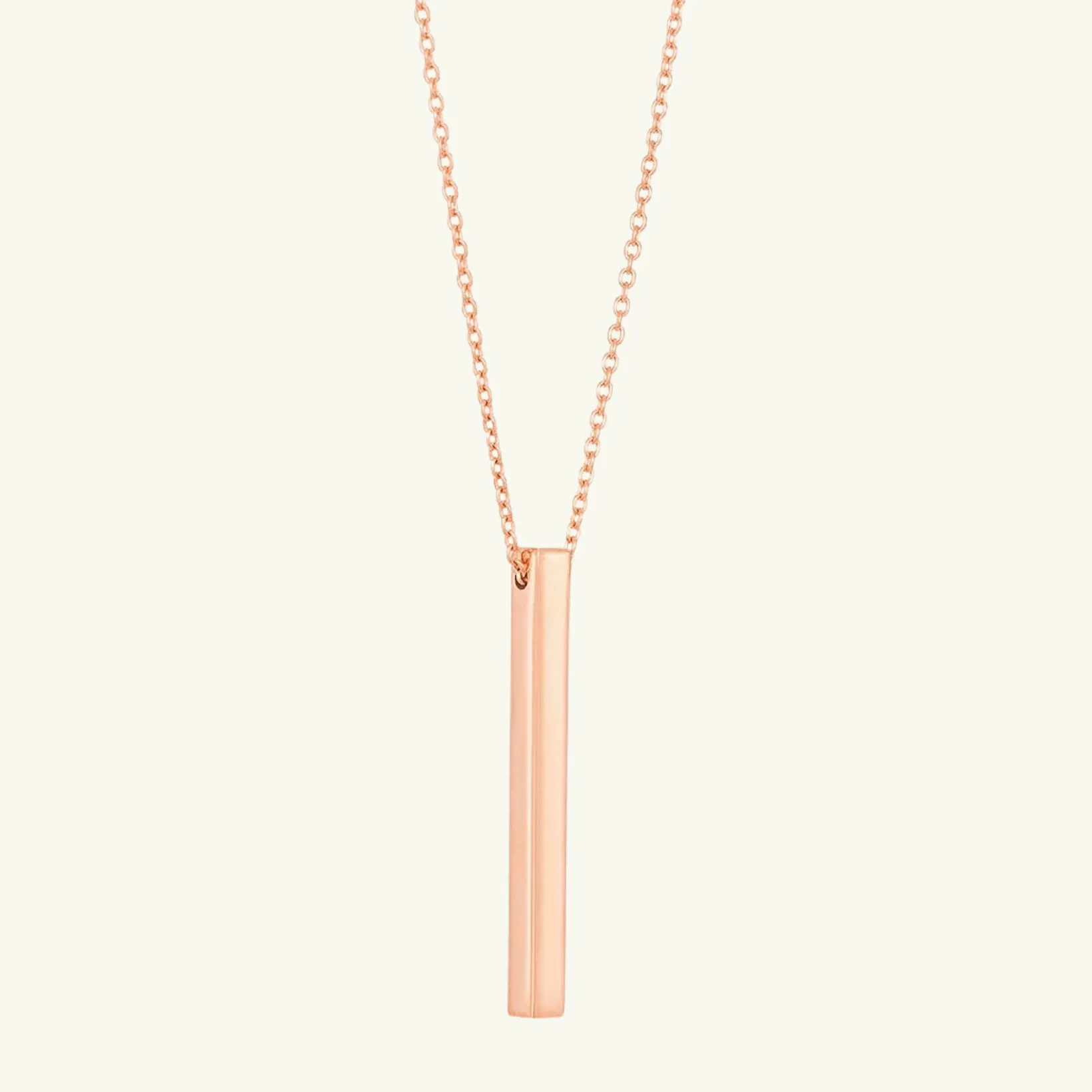 Céline Personalized Vertical Bar Necklace