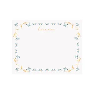 Cornflower Border Stationery