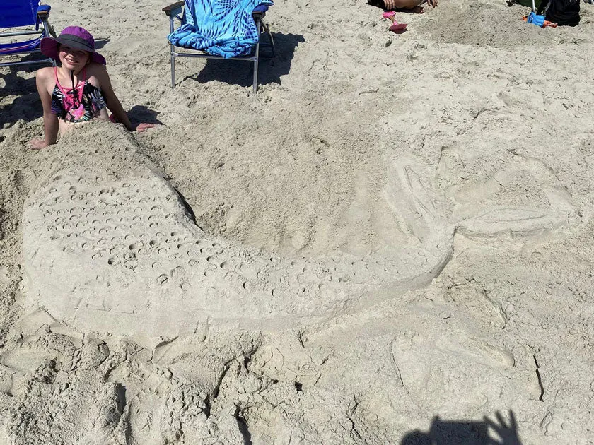 Create A Castle Tool Kit For Perfect Mermaid or Dragons on the beach