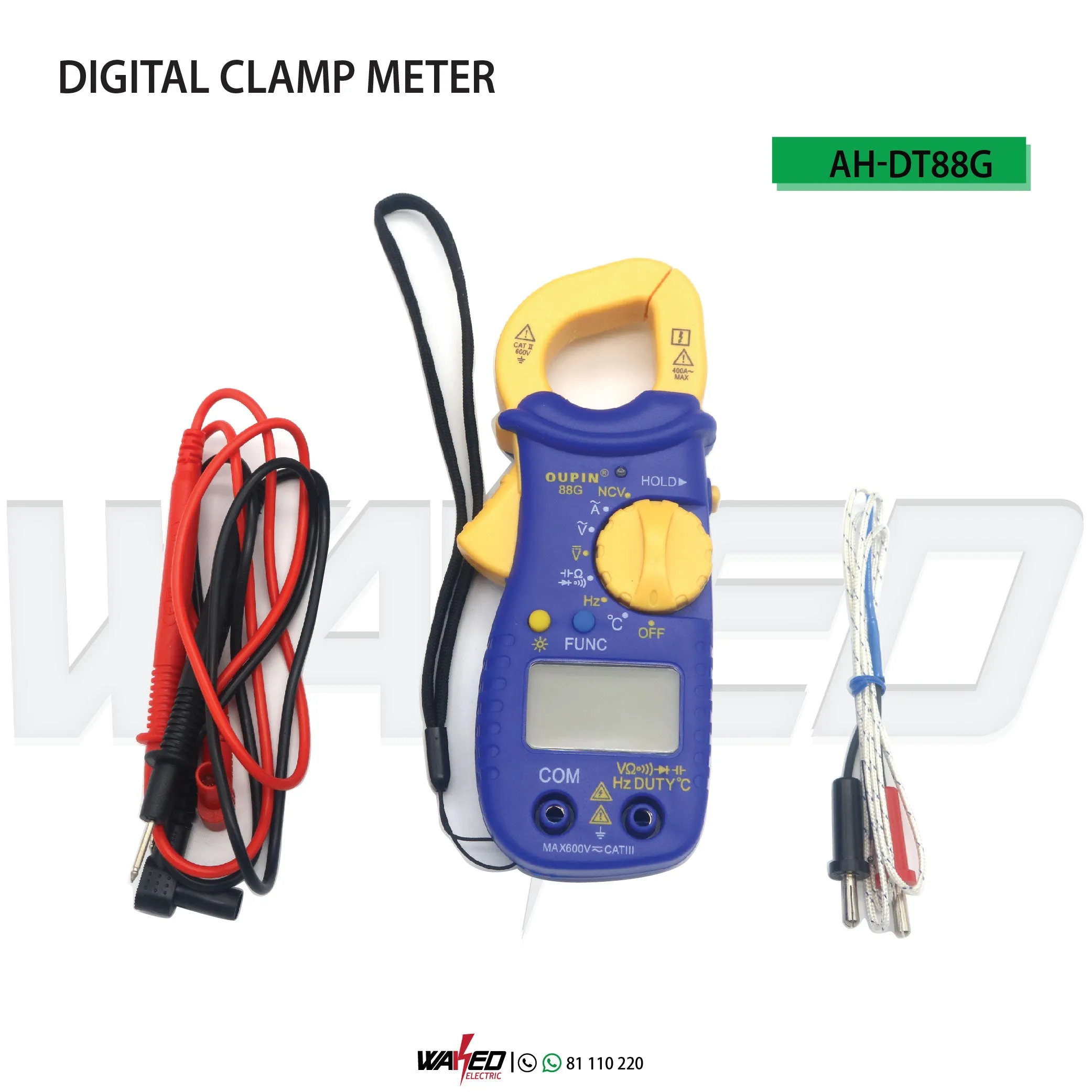 High-Precision Digital Clamp Meter DT88G - Multifunctional Electrical Measurement Tool