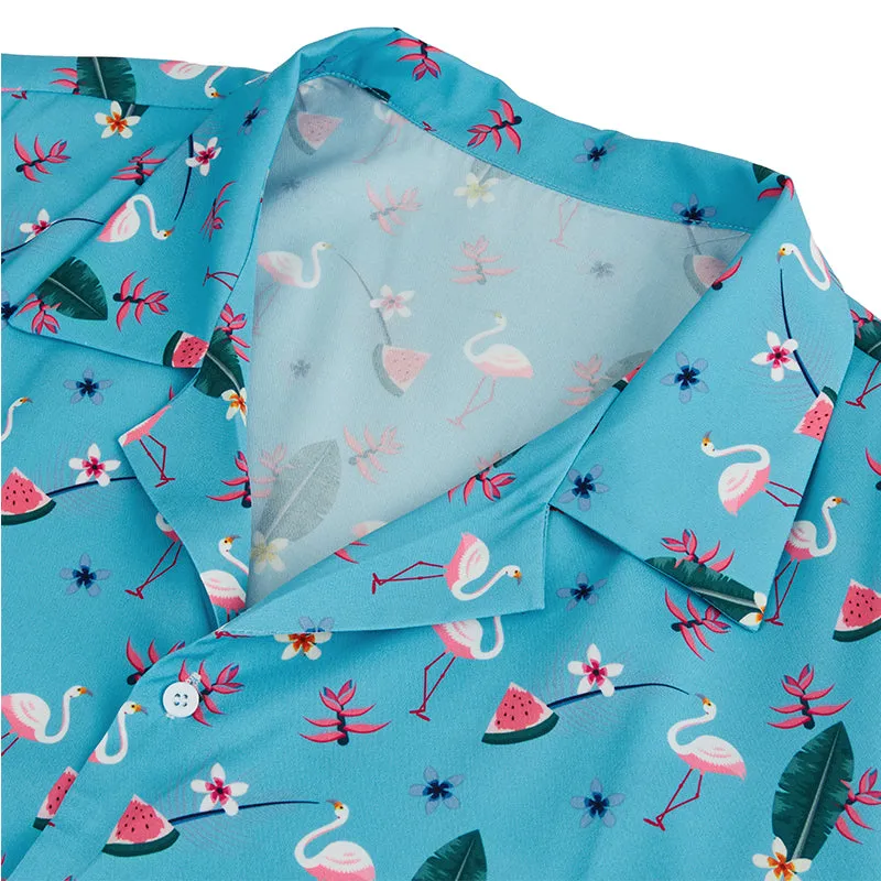 FLAMINGO ALOHA SHIRT