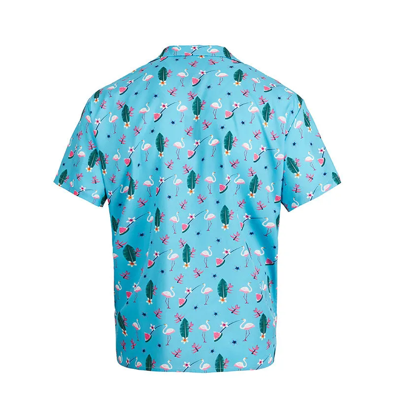 FLAMINGO ALOHA SHIRT