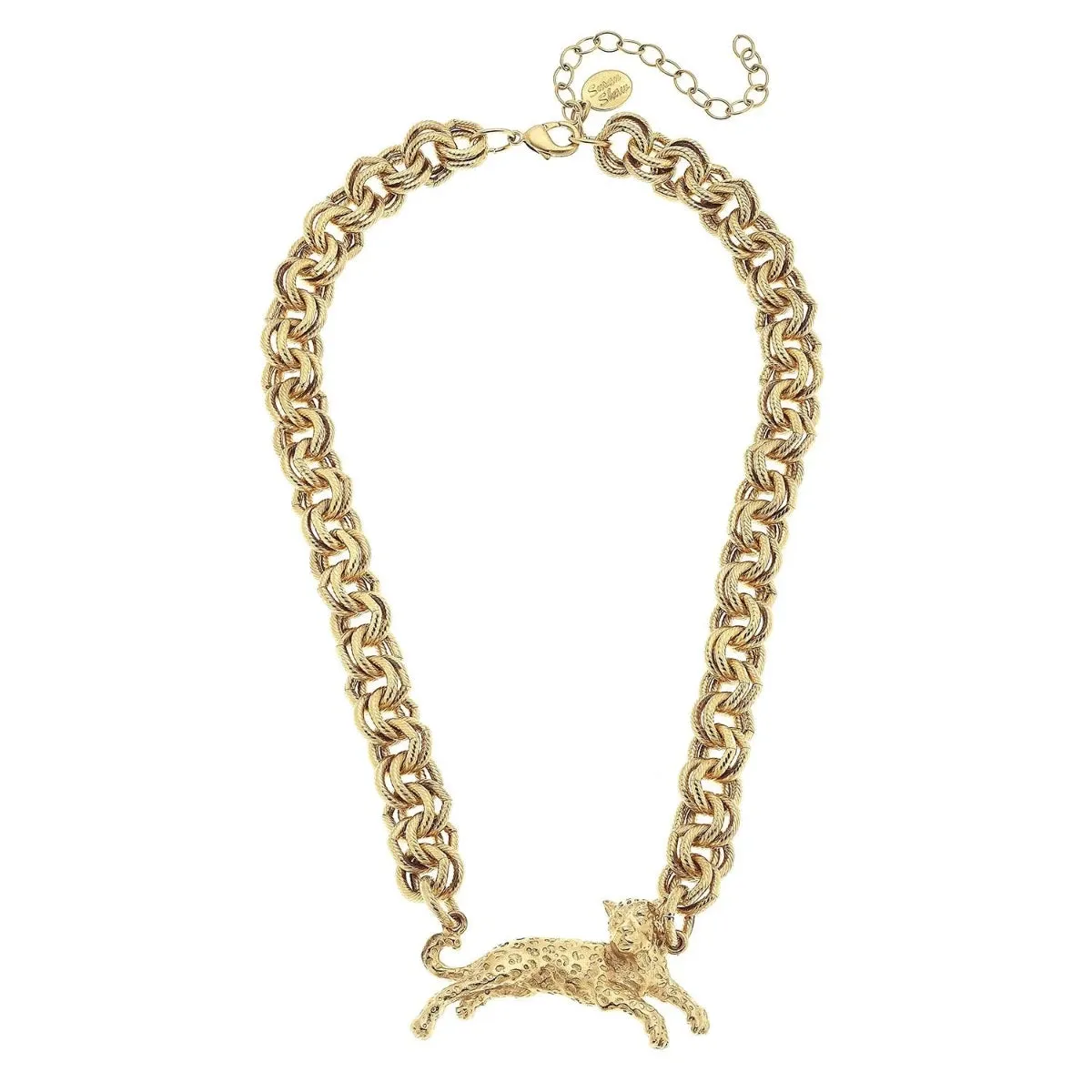 Gold Lepoard Double Chain