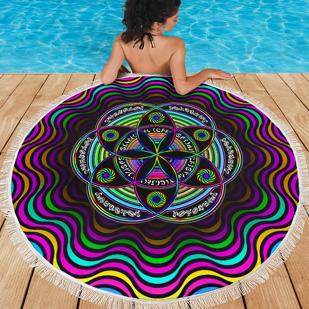 High Vibration Beach Blanket