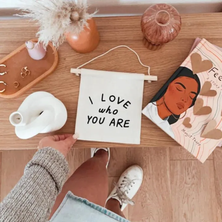 I Love Who You Are Hang Sign by Imani Collective