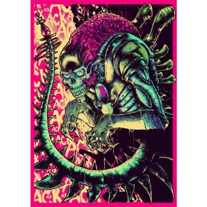 In Space No One Can Hear You by Godmachine x IamRetro Lithograph Print