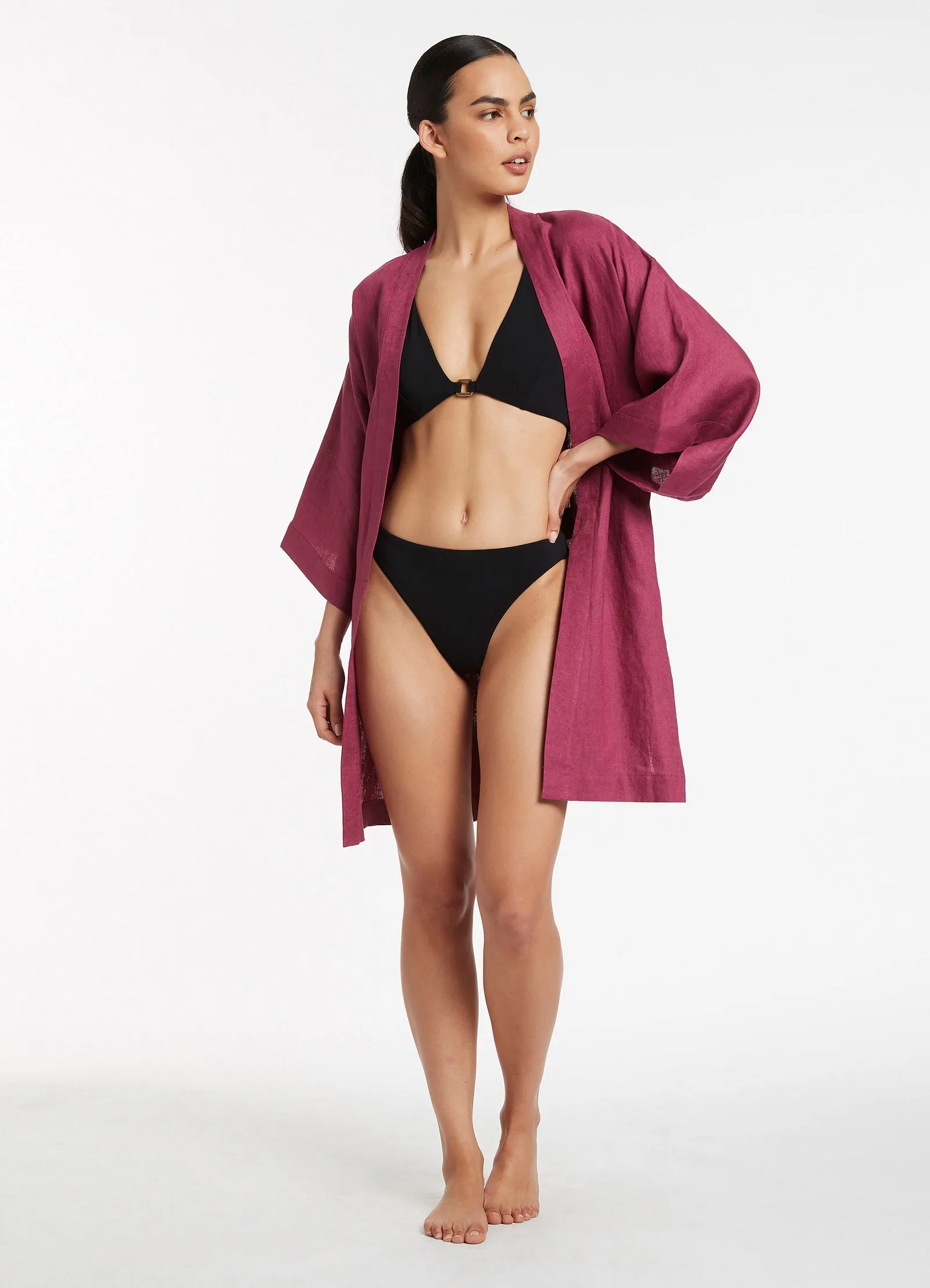 Jetset Beach Robe - Orchid