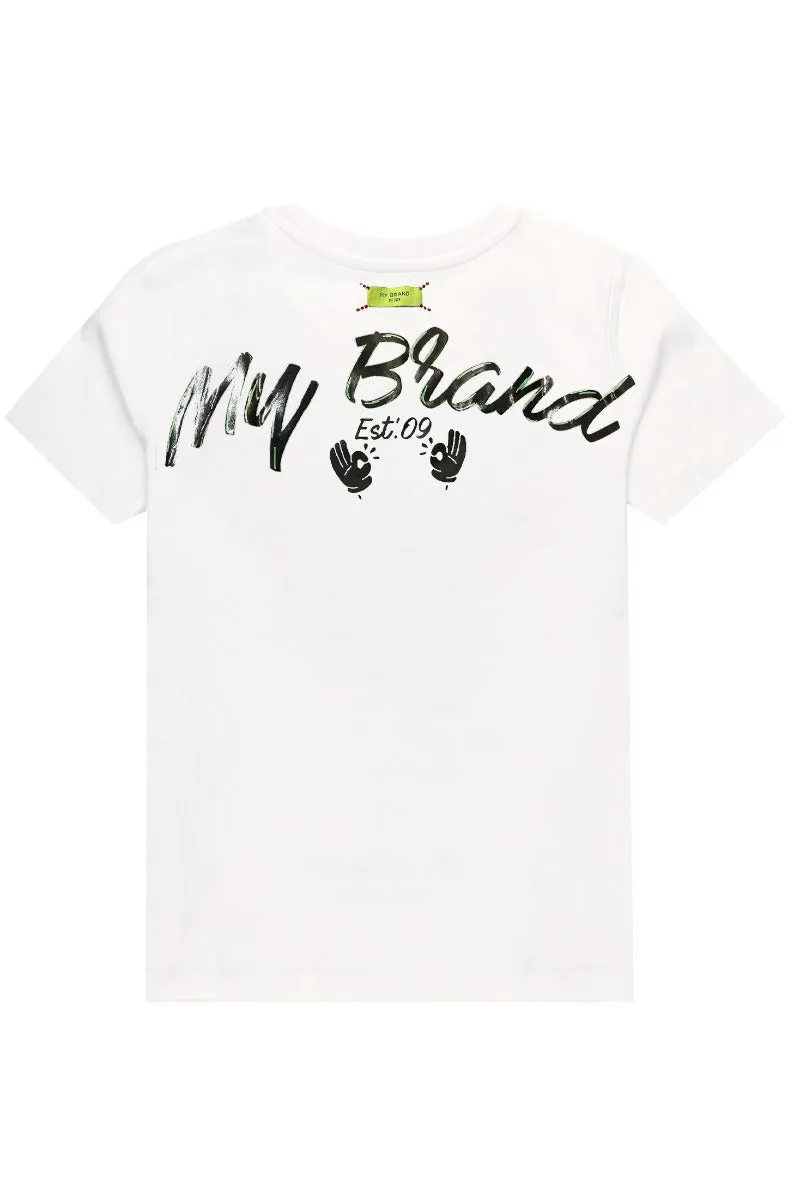 MY BRAND OK T-SHIRT | WHITE