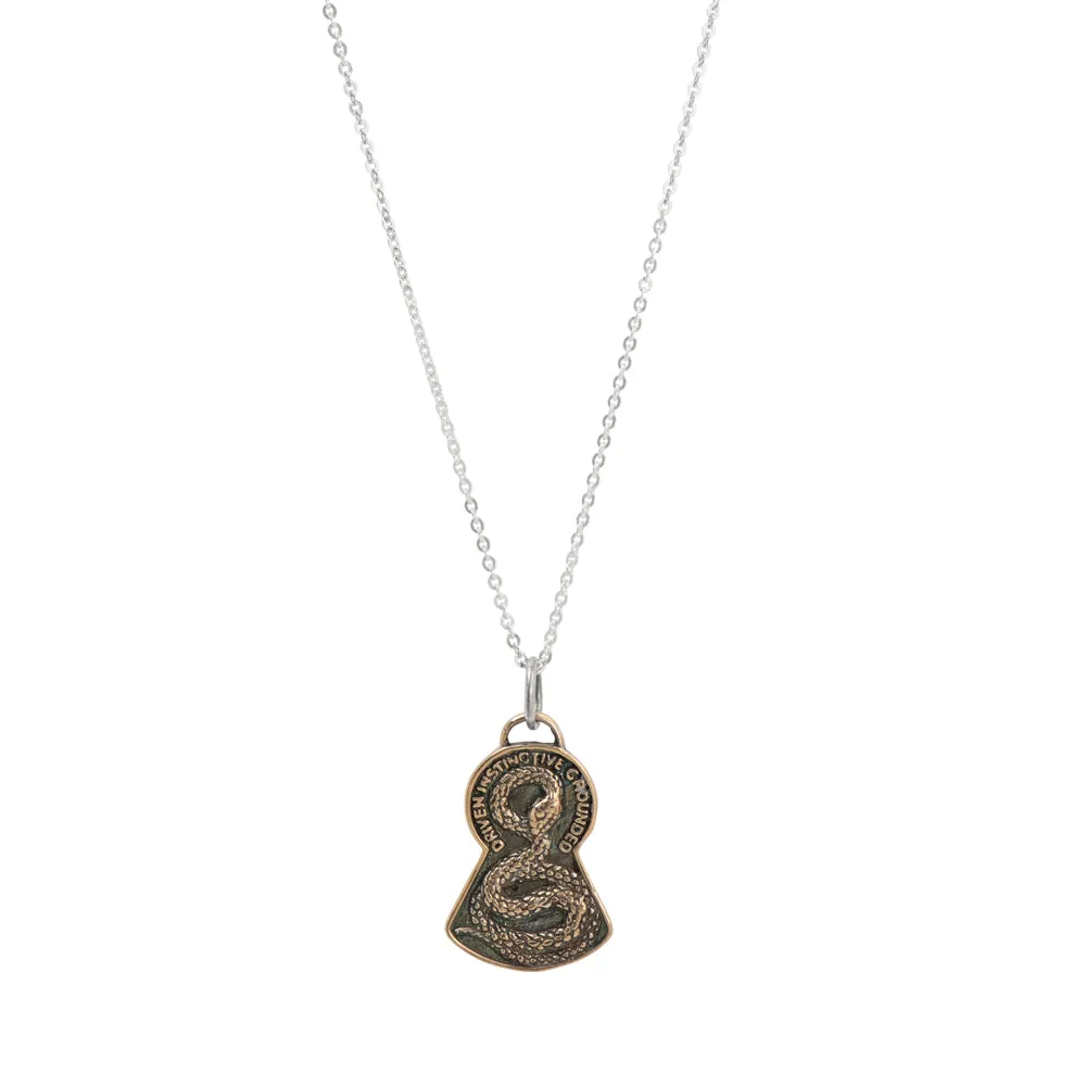 Nature Saint Necklace - Snake: Driven | Instinctive | Grounded