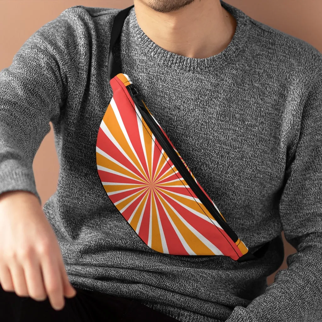 Orange Sunburst Fanny Pack