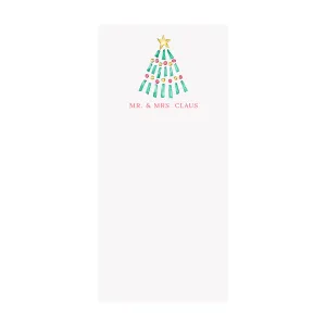 Ornament Tree Notepad- Personalized