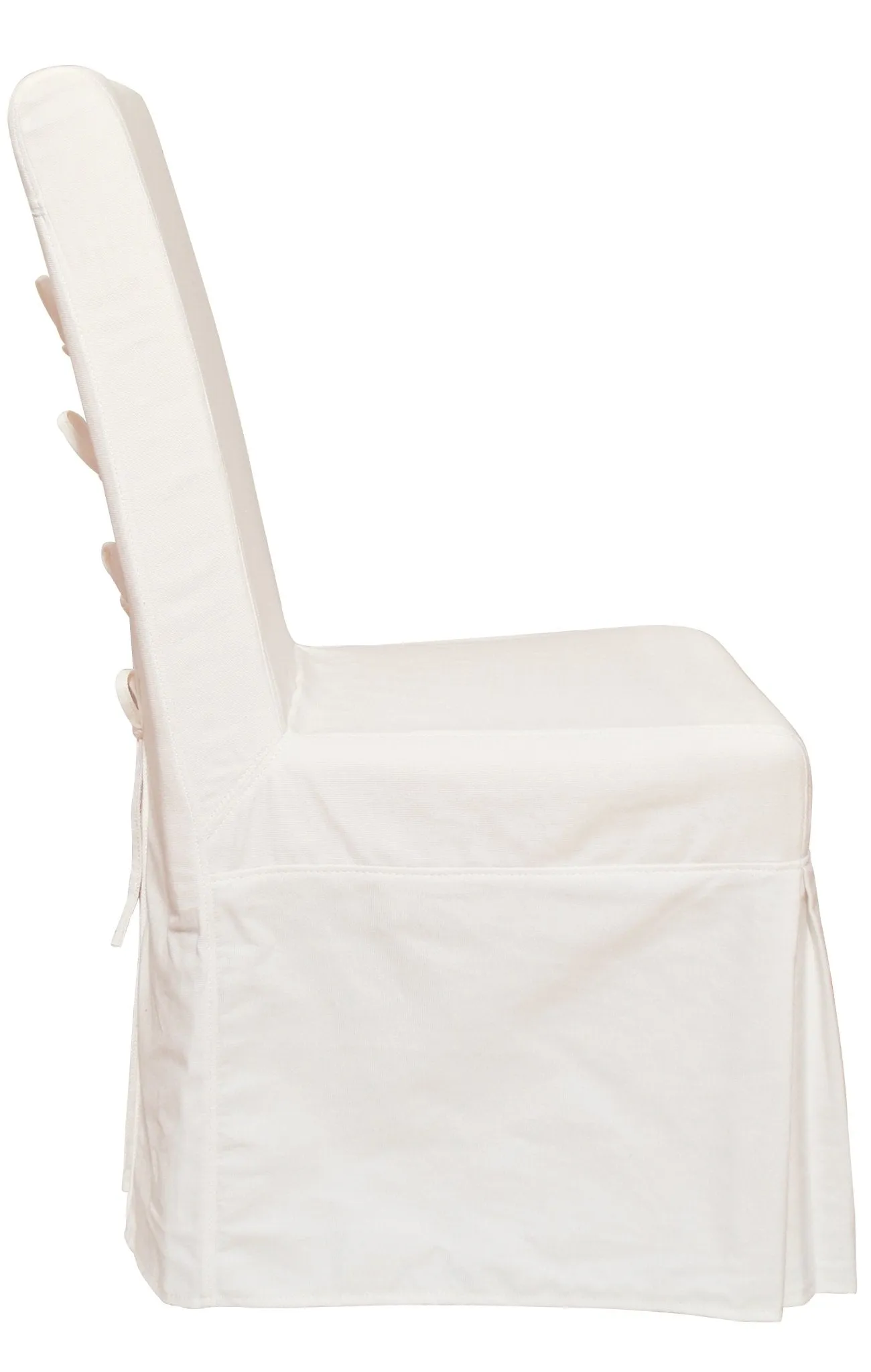 Pacific Beach Dining Chair Slipcover - Sunbleached White