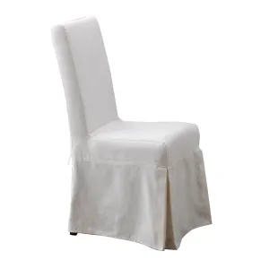 Pacific Beach Dining Chair Slipcover - Sunbleached White