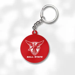 Pack 3 Ball State University Keychains