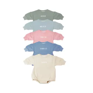 Personalized Baby Romper Sweater