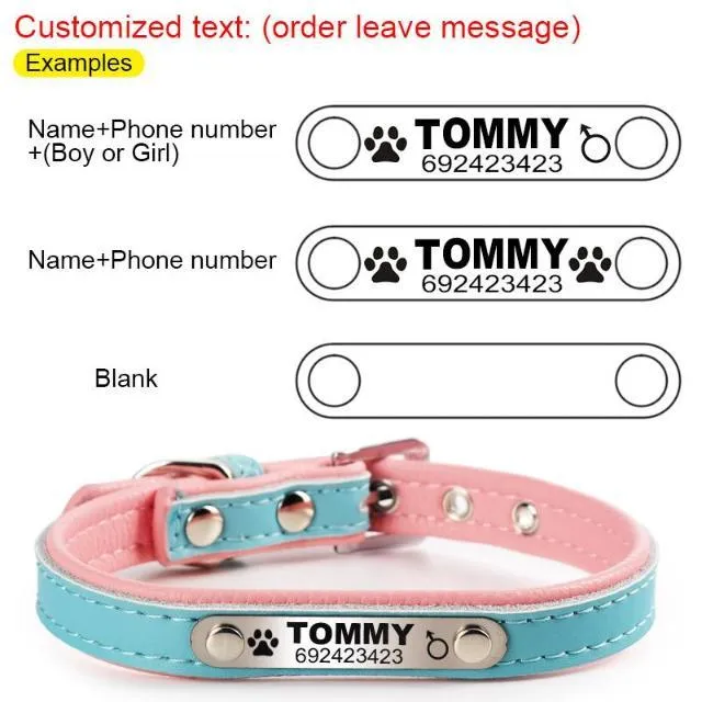 Personalized Engraved Name Collar