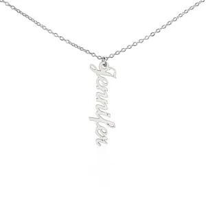 Personalized Name Necklace, Vertical