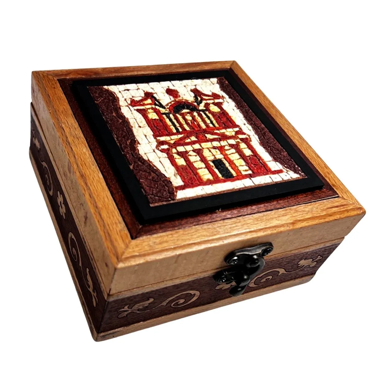 Personalized Petra Mosaics Wooden Box