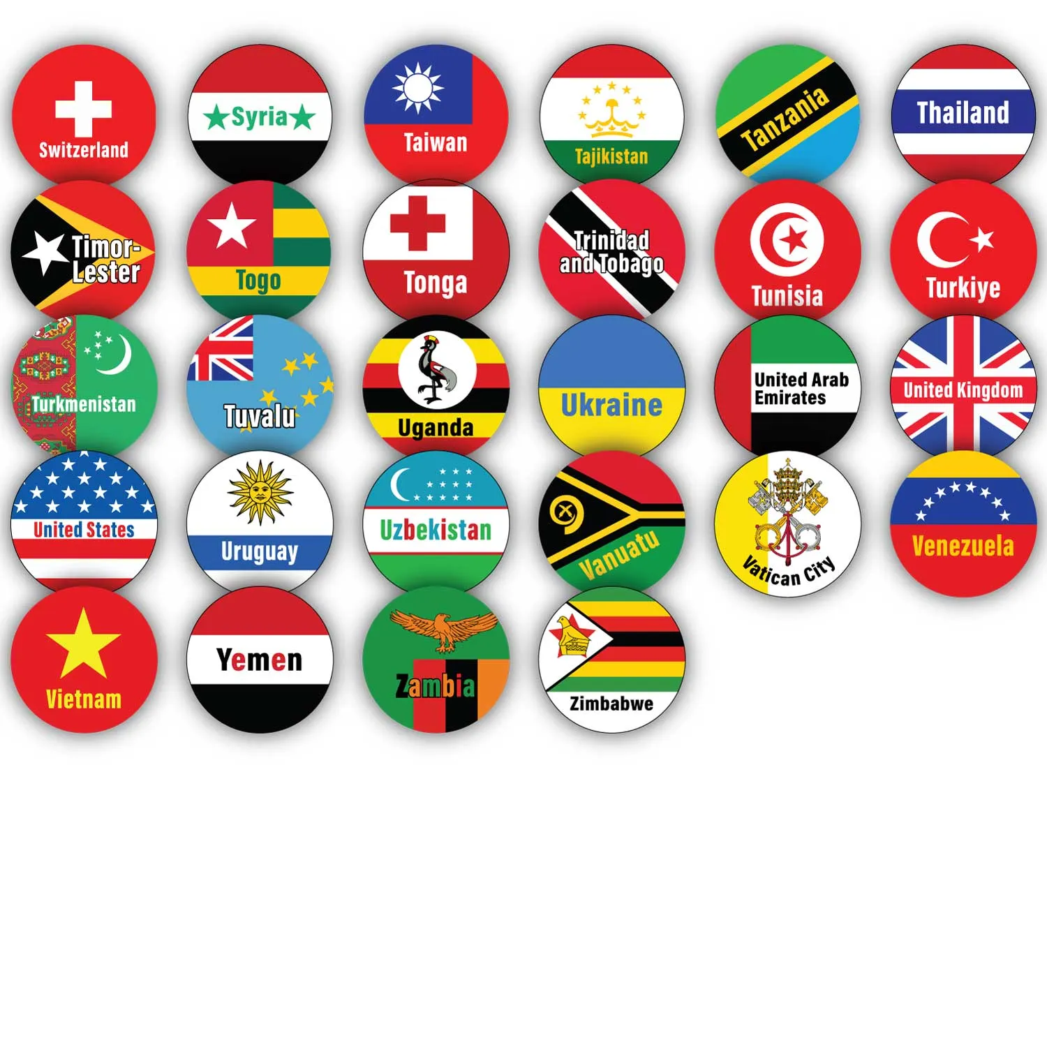 Customizable World Flags Travel Charm Bracelet - Personalize Your Own Country Flag Charms!