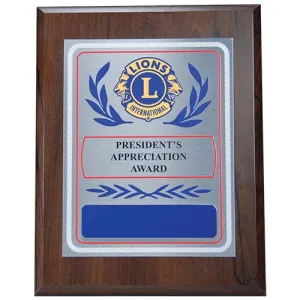 PRESIDENT'S APPRECIATION PLAQUE