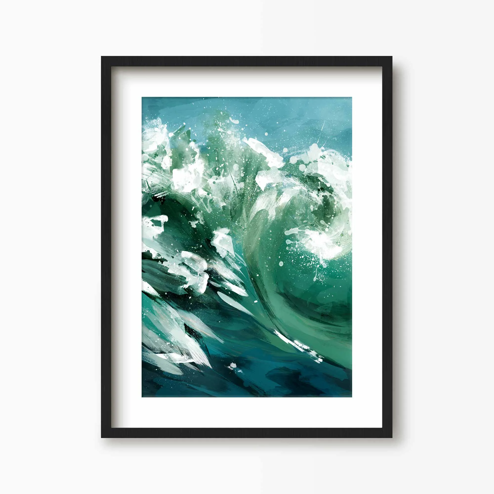 Ride the Wave Ocean Art Print