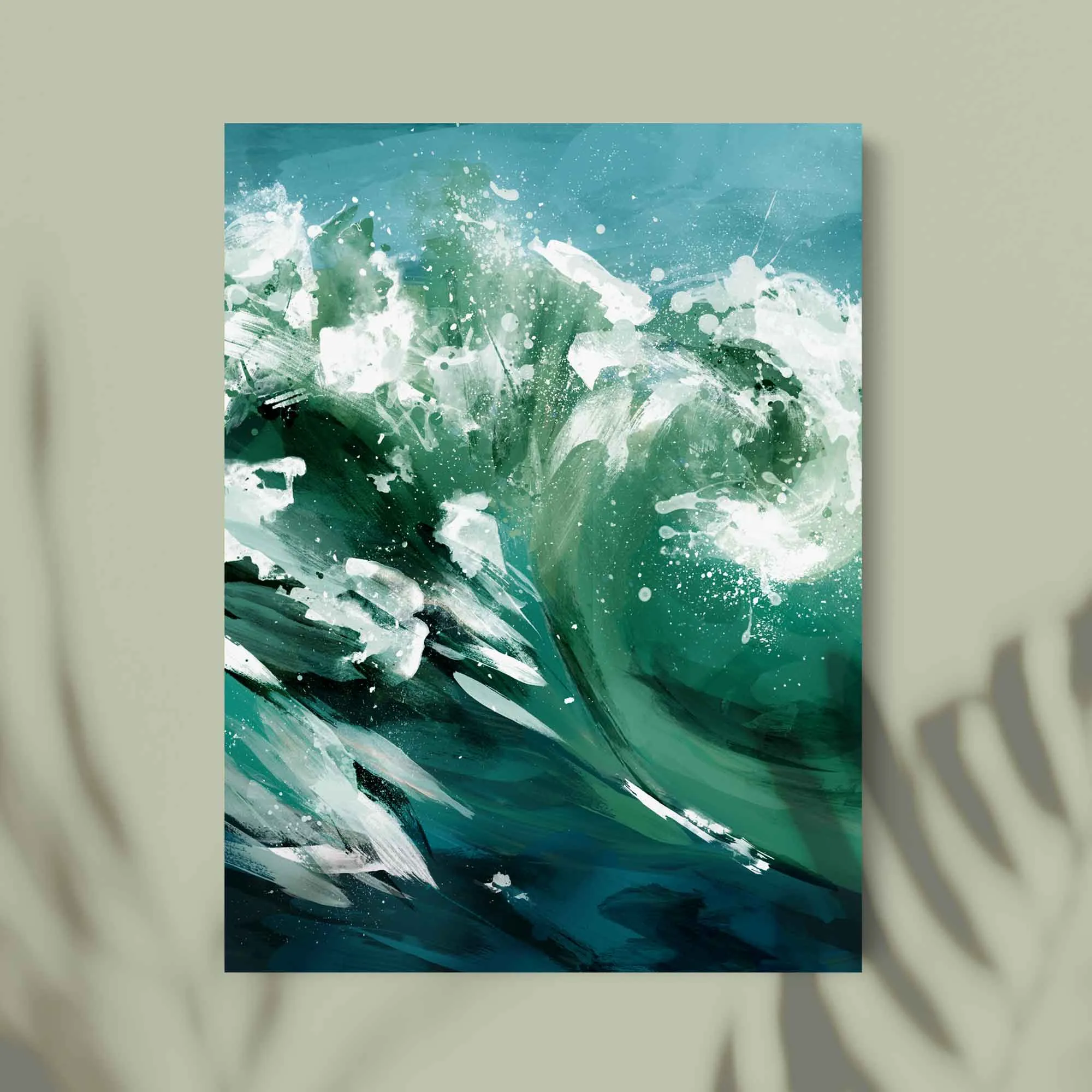 Ride the Wave Ocean Art Print