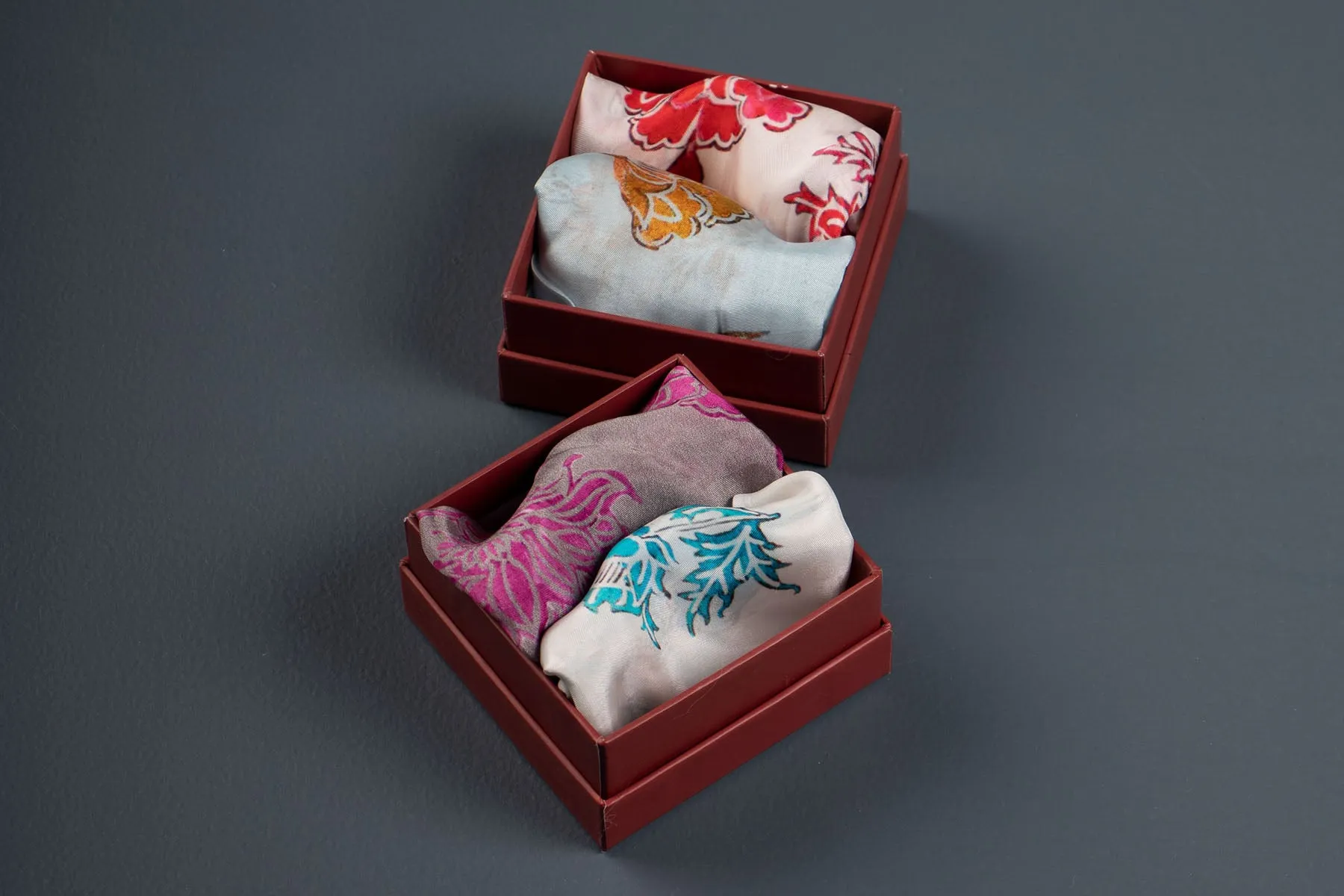 Set Of 4 Pocket Square vVyom Gift Pack