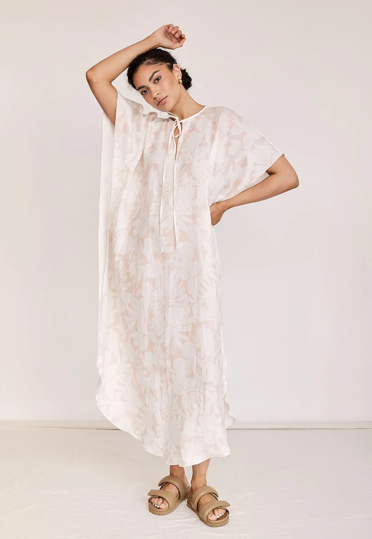 The Apéro Caftan in Pale Tropical