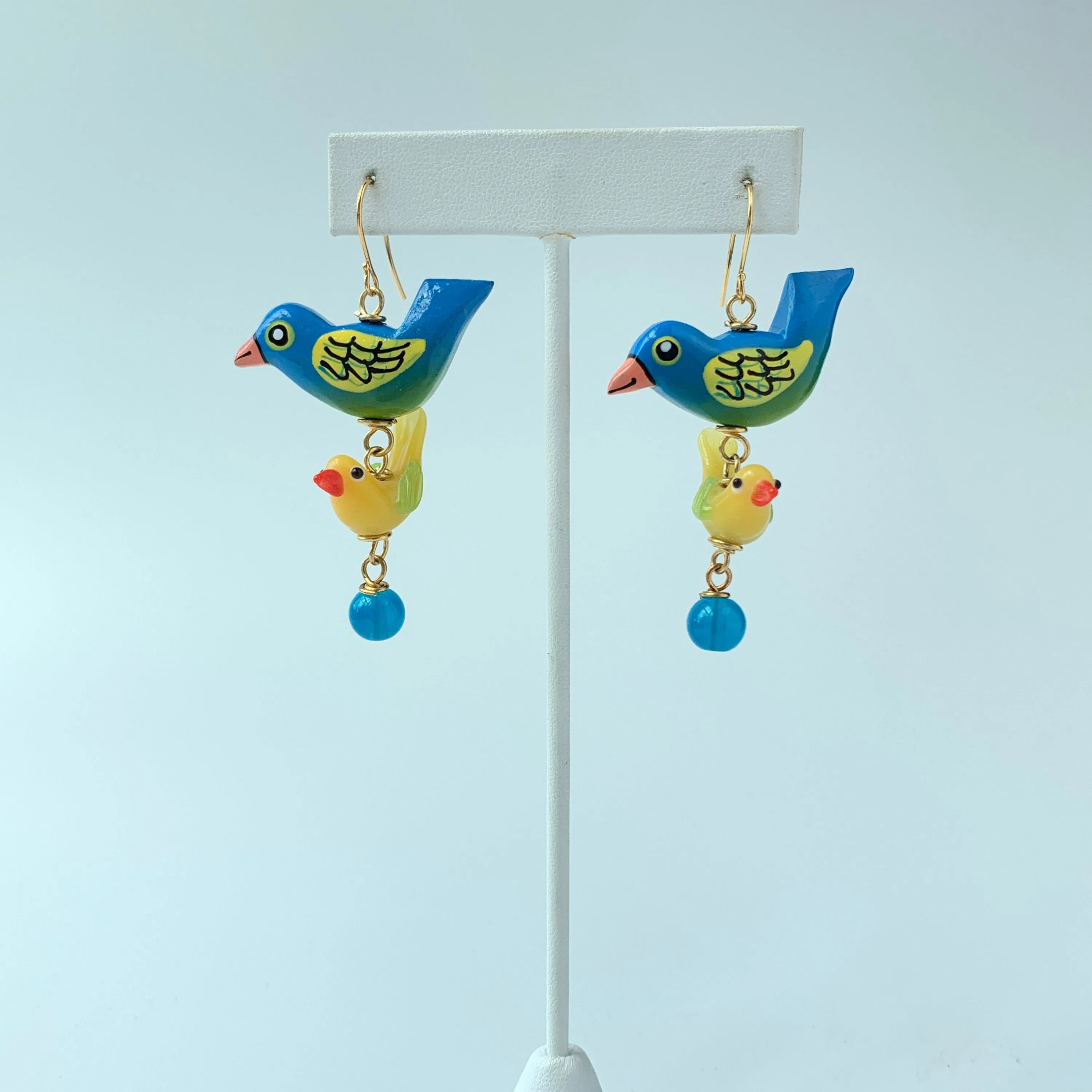 Tropical Paradise Bird Earrings