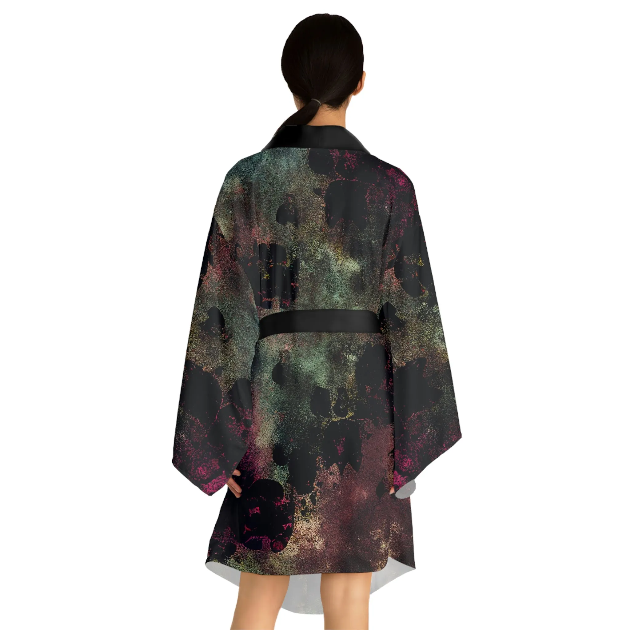 Vampire Art Grunge Long Sleeve Kimono Robe