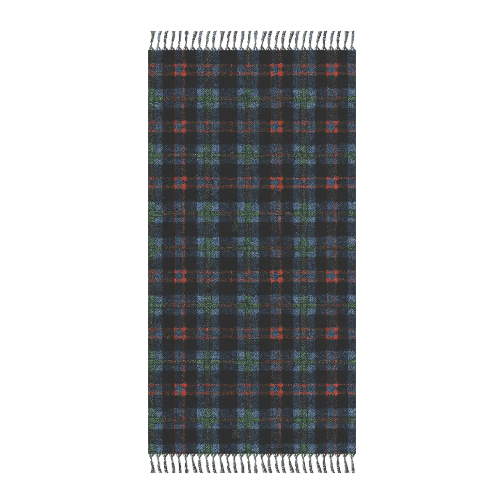 Vampire Art Grunge Somerland Scottish Tartan Boho Beach Cloth Towel